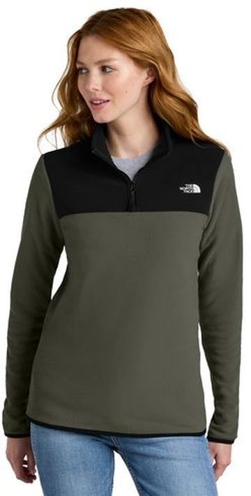 The North Face Women's 100% Recycled Polyester Glacier 1/4 Zip Fleece Jacket